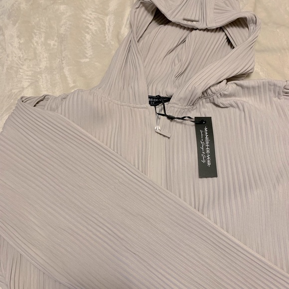 Manière de voir pleated hoodie - iced grey - Picture 2 of 5